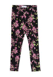 Monnalisa floral-print leggings - Nero