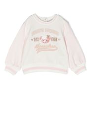 Monnalisa graphic-print crew neck sweatshirt - Toni neutri