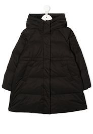 Monnalisa quilted-finish down coat - Nero