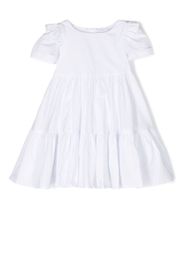 Monnalisa tiered ruffle dress - Bianco