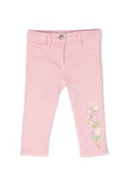 Monnalisa Pantaloni con ricamo - Rosa