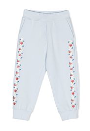 Monnalisa Pantaloni sportivi a fiori - Blu