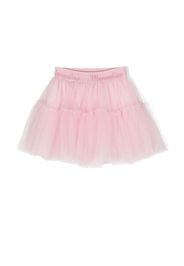 Monnalisa logo-waistband tutu skirt - Rosa