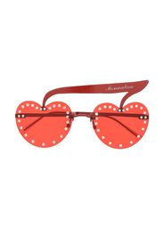 Monnalisa cherry crystal-embellished sunglasses - Rosso