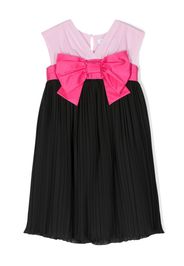 Monnalisa bow-detailing sleeveless dress - Nero