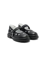 Monnalisa Ballerine con cinturini a strappo - Nero