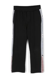 Monnalisa Pantaloni sportivi con banda logo - Nero