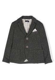 Monnalisa Blazer monopetto con revers a lancia - Grigio