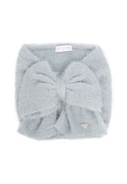 Monnalisa heart-charm pullover scarf - Grigio