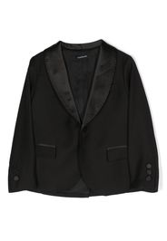 Monnalisa shawl-lapels single-breasted blazer - Nero