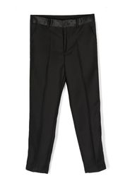 Monnalisa slim-cut smart trousers - Nero