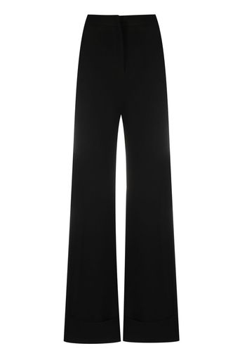 Mônot wide-leg high-waisted trousers - Nero