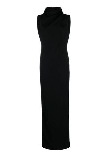 Mônot open back evening dress - Nero