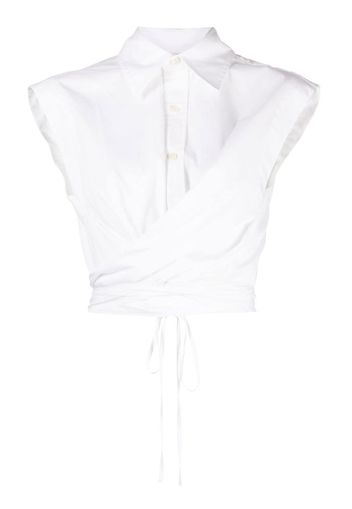 Monse Camicia crop a portafoglio - Bianco