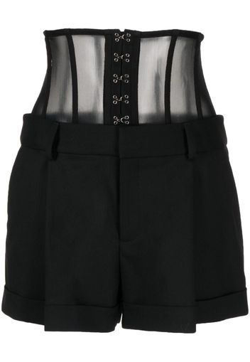 Monse Shorts a vita alta - Nero