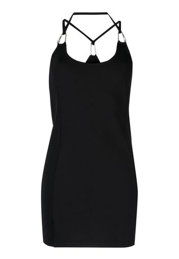 Monse carabiner-detail scuba jersey minidress - Nero