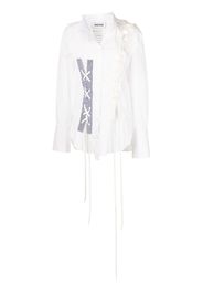 Monse Camicia asimmetrica - Bianco