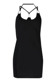 Monse carabiner-detail scuba jersey minidress - Nero