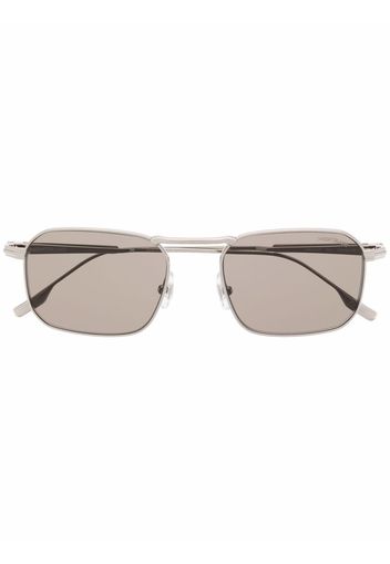 Montblanc square tinted sunglasses - Argento