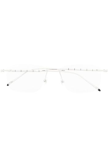 Montblanc rimless square-frame glasses - Argento