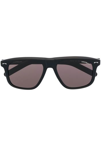 Montblanc square-frame tinted sunglasses - Nero