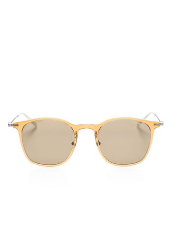 Montblanc round-frame tinted sunglasses - Arancione