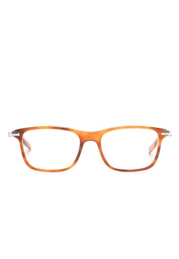 Montblanc Havana square-frame glasses - Marrone