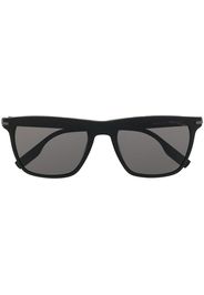 Montblanc logo-plaque tinted-lens sunglasses - Nero