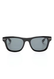 Montblanc logo-plaque square-frame sunglasses - Nero