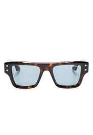 Montblanc tortoiseshell-effect square-frame sunglasses - Marrone