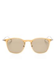 Montblanc round-frame tinted sunglasses - Arancione