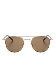 Montblanc raised-bridge square-frame sunglasses - Grigio
