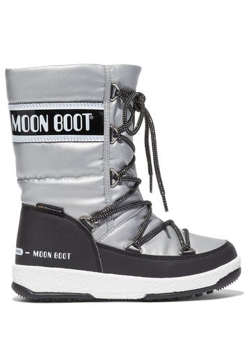 Moon Boot Kids MOON BOOT JR GIRL QUILTED WP - Argento