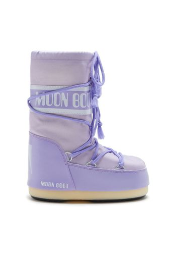 Moon Boot Kids Stivali da neve Icon con logo - Viola