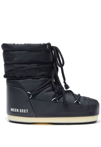 Moon Boot quilted logo-print ankle boots - Nero