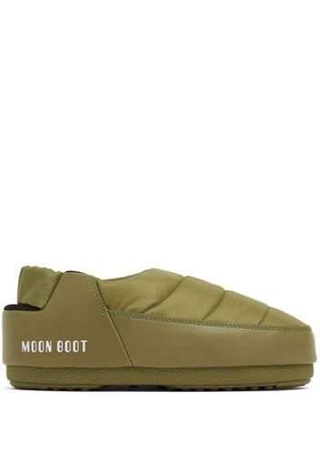 Moon Boot Evolution padded flat sandals - Verde