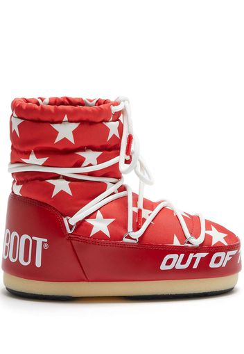 Moon Boot Stivali da neve Icon Star - Rosso