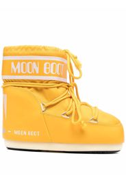 Moon Boot Stivali stringati con stampa - Giallo