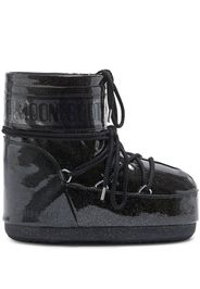 Moon Boot Stivali Icon Low Glitter - Nero