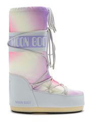 Moon Boot Stivali Icon imbottiti con fantasia tie-dye - Grigio