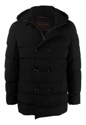 Moorer Florio double-breasted padded coat - Nero