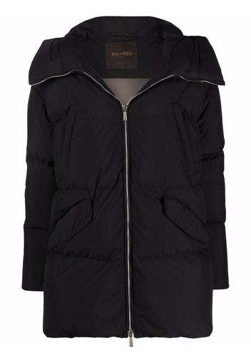 Moorer padded hooded jacket - Nero