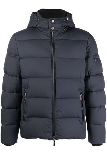 Moorer long sleeve padded jacket - Blu