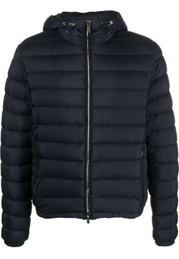 Moorer quilted-finish puffer jacket - Blu