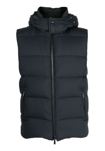 Moorer padded gilet - Blu