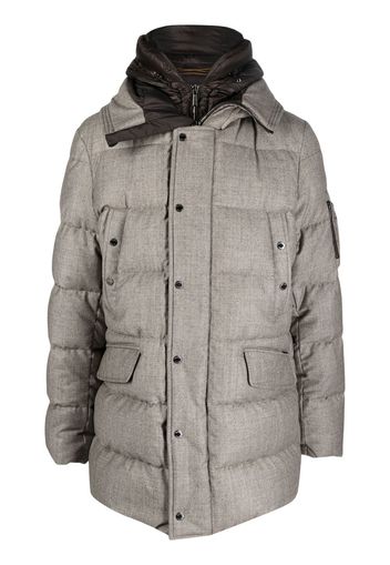 Moorer GRIMA-FF padded down jacket - Toni neutri