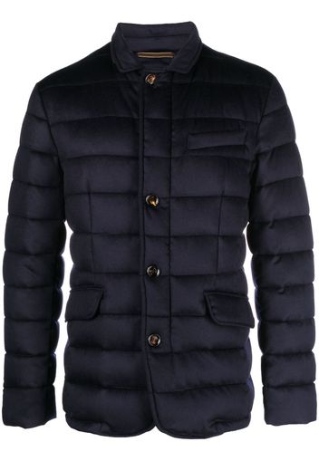 Moorer padded down jacket - Blu