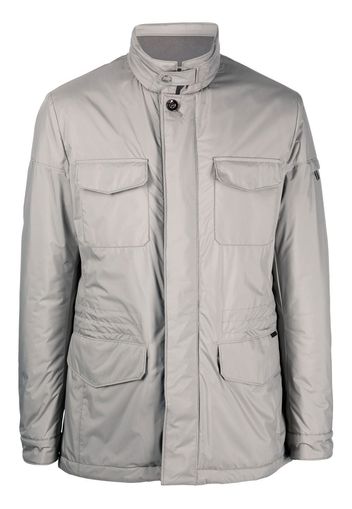 Moorer long-sleeve padded jacket - Grigio