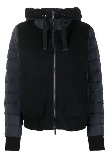 Moorer Piumino con zip - Nero