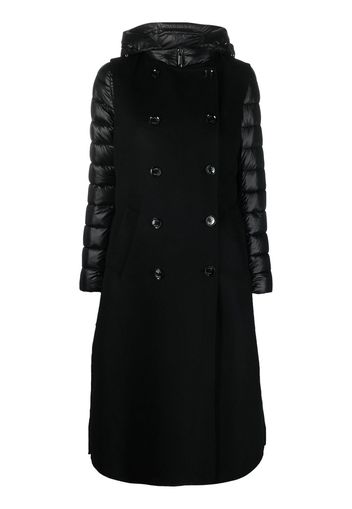 Moorer double-layer padded coat - Nero